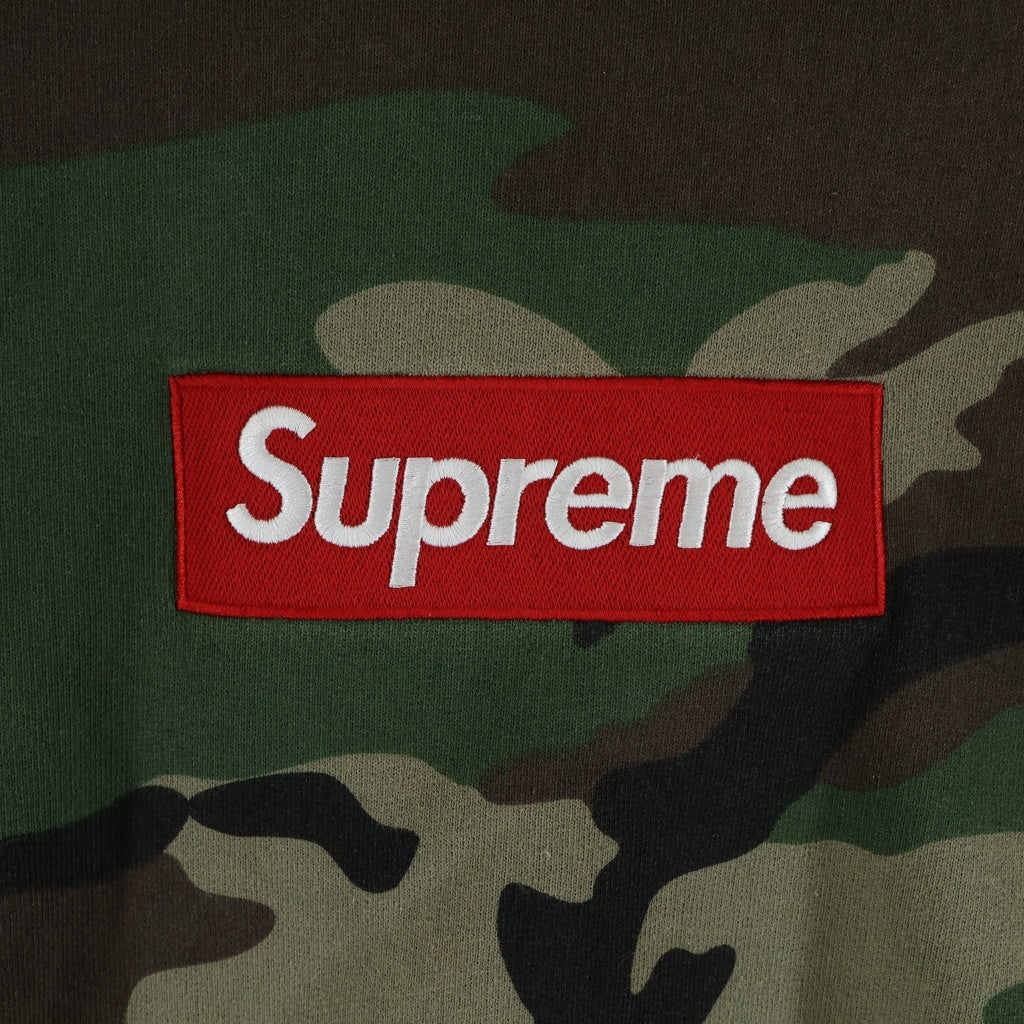 SUPREME(シュプリーム) 15AW Box Logo Crewneck ボックスロゴ プルオーバースウェットトレーナー カモフラ カーキ