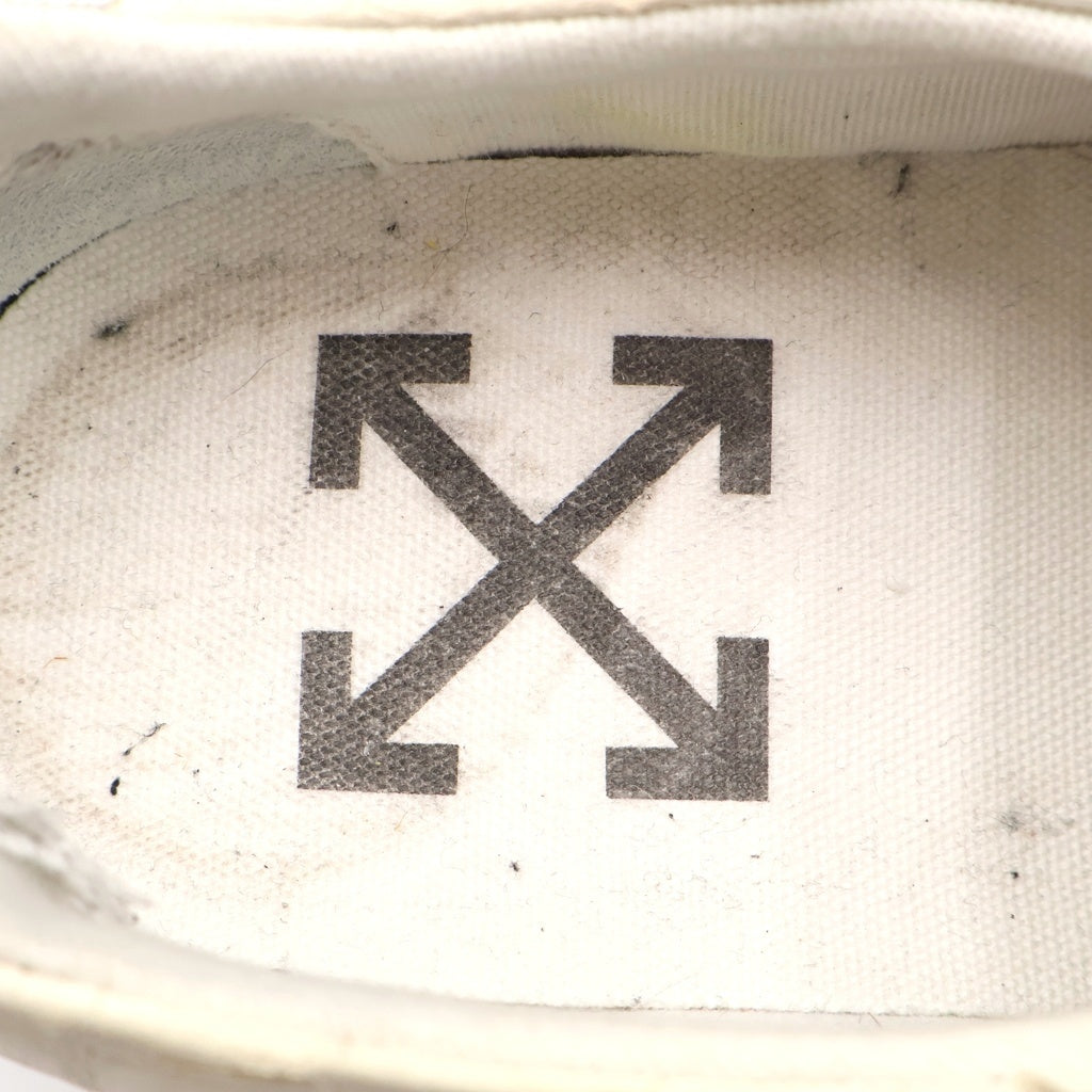 OFF-WHITE(オフホワイト) 19AW 2.0 Low Silver Crocodile クロコ型押し ローカットスニーカー シューズ ホワイト