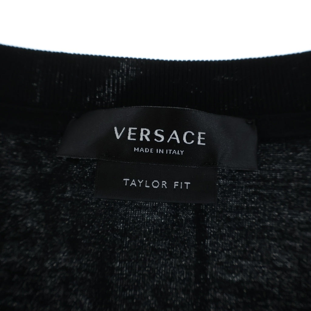VERSACE(ヴェルサーチ) Embroidery Tee ロゴ刺繍 半袖Tシャツ ホワイト