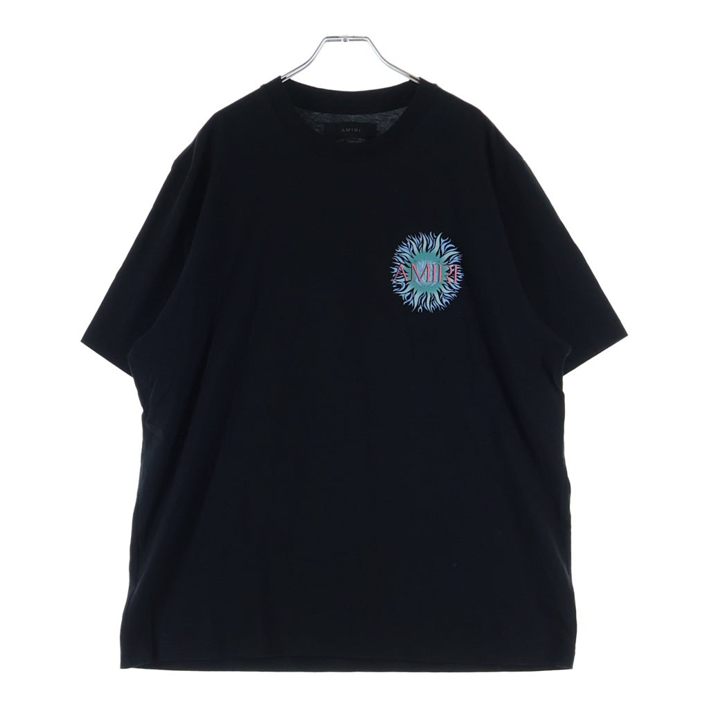 AMIRI(アミリ) Sun Print Tee サンプリント ロゴ 半袖Tシャツ ブラック SRAMJYTE1085SMRBC09