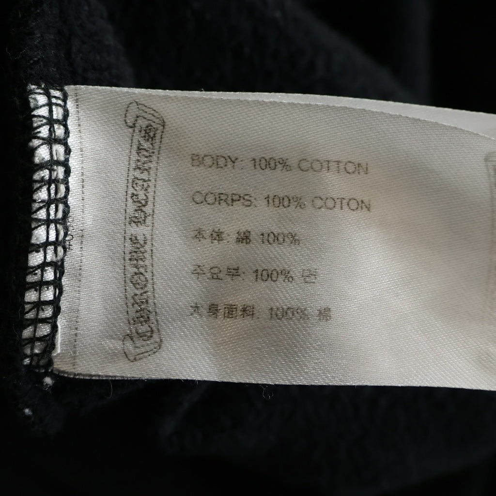 CHROME HEARTS(クロムハーツ) SWTSHRT PLVR マイアミ限定 バックホースシュープリント プルオーバーパーカー ブラック