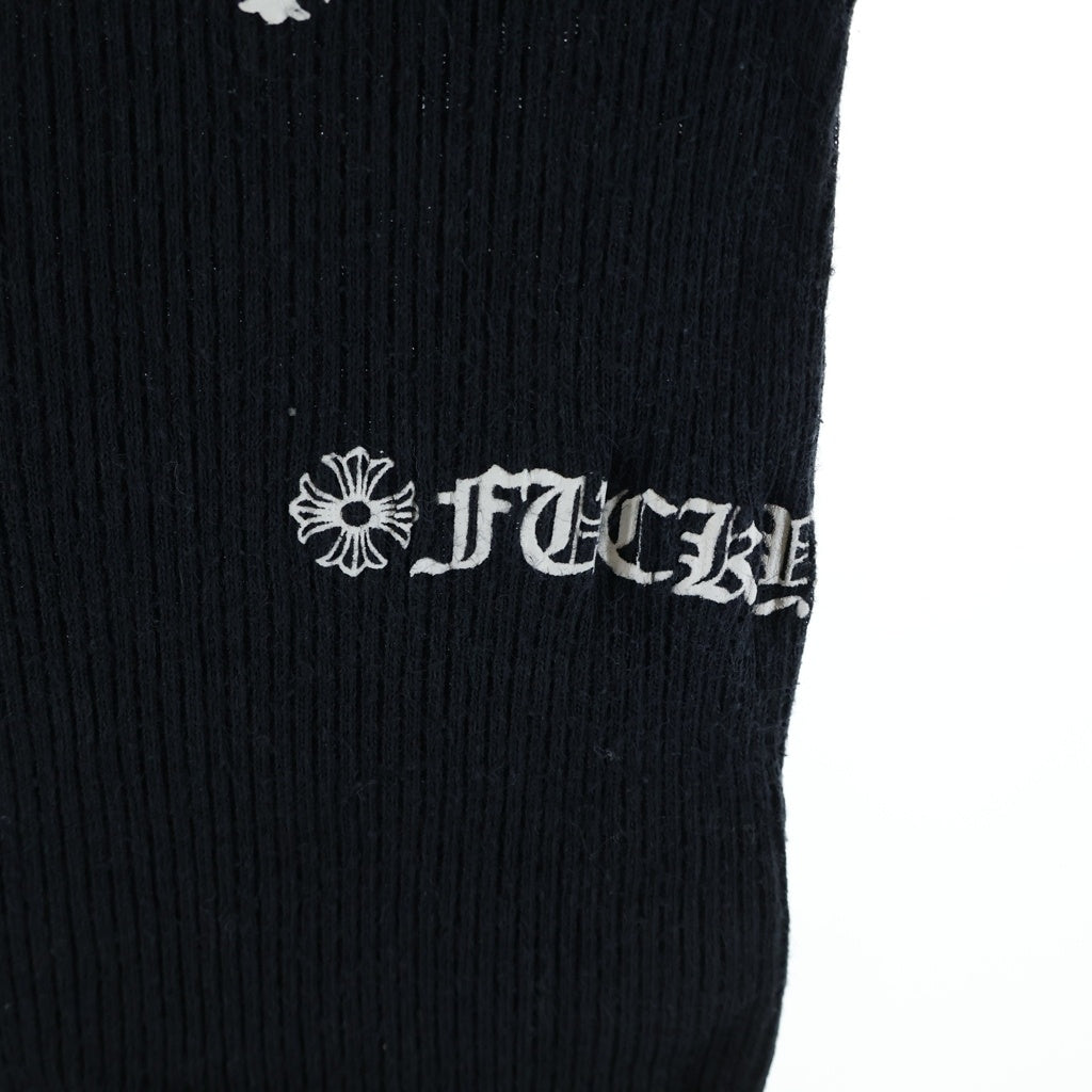 CHROME HEARTS(クロムハーツ) OLD HOUSESHOE TANK ホースシュー ロゴ タンクトップ ノースリーブ ブラック