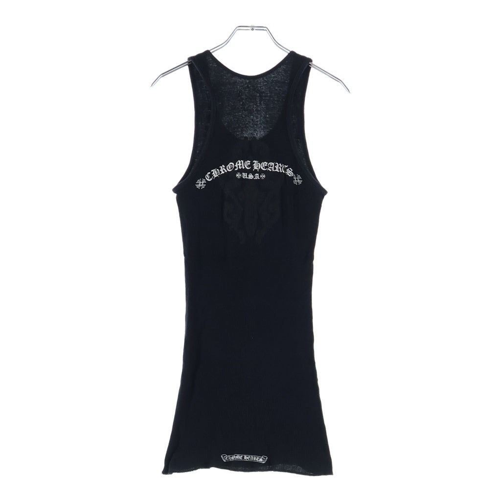 CHROME HEARTS(クロムハーツ) OLD CH PLUS TANK CHプラス ロゴ タンクトップ ノースリーブ ブラック