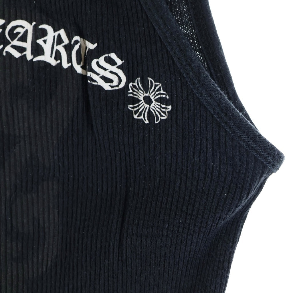 CHROME HEARTS(クロムハーツ) OLD CH PLUS TANK CHプラス ロゴ タンクトップ ノースリーブ ブラック