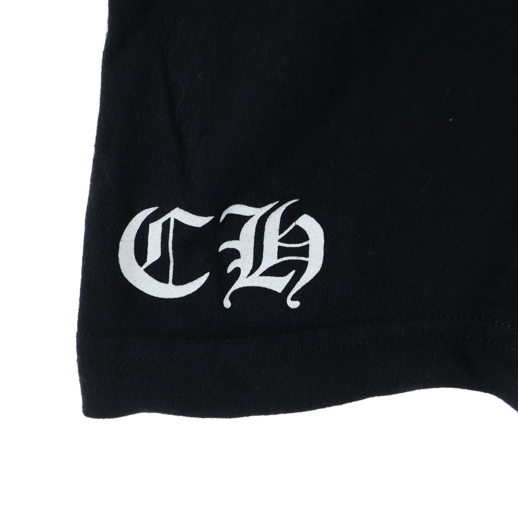 CHROME HEARTS(クロムハーツ) 3 CEMETERY CROSS TEE セメタリー ロゴプリント 半袖Tシャツ ブラック