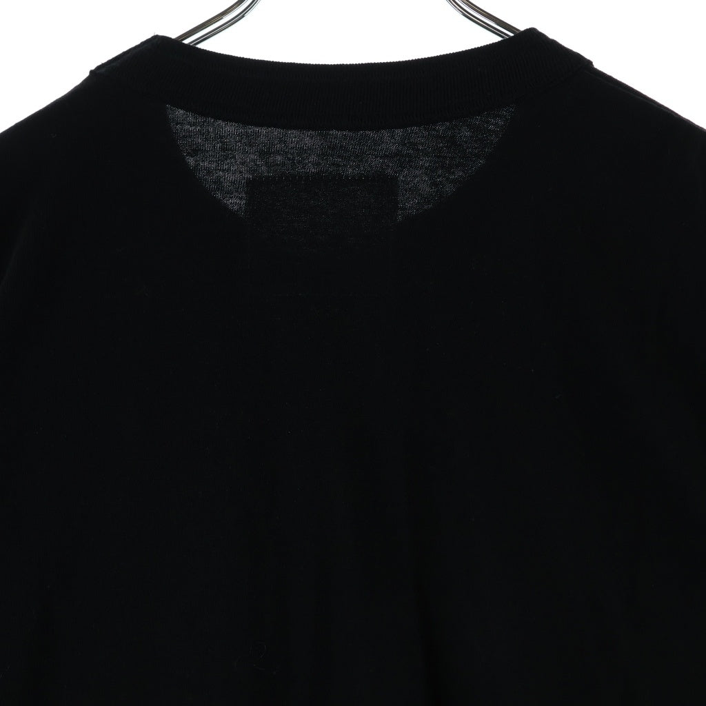 Sacai(サカイ) ×CarHartt サイドジップ半袖Tシャツ カットソー ブラック 24-0725S