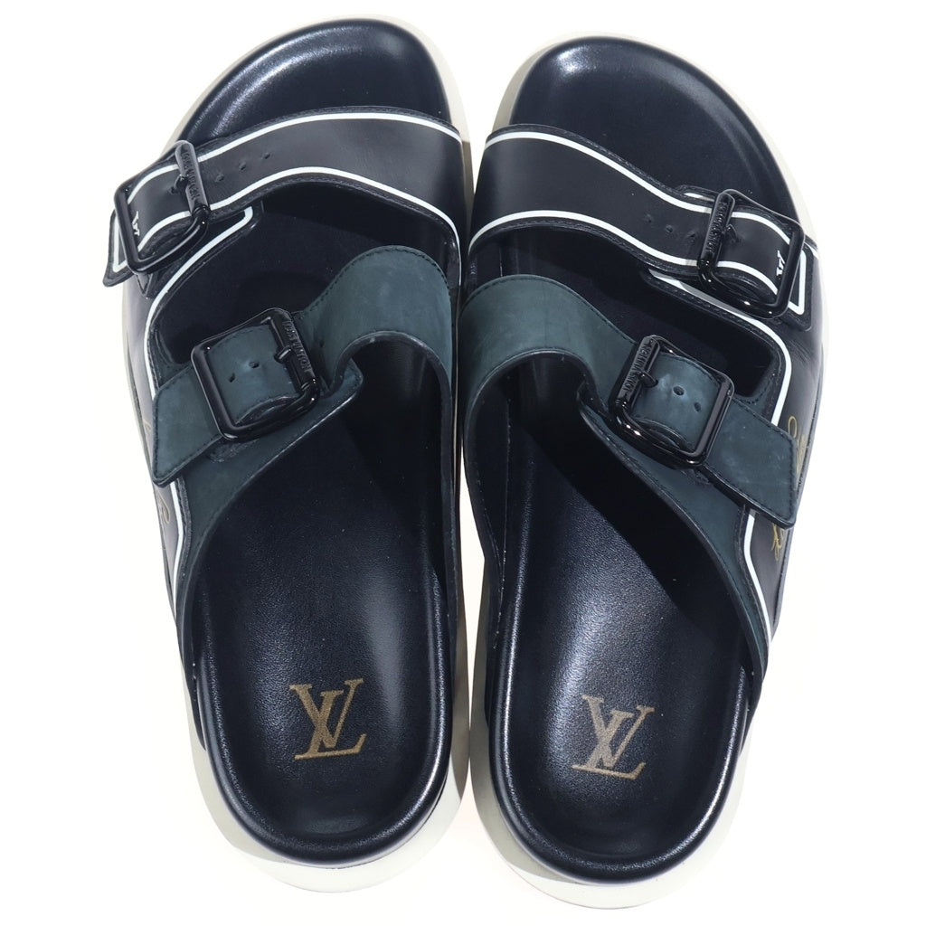 LOUIS VUITTON(ルイヴィトン) LVトレイナー ミュールサンダル ブラック 7 1A9JW1