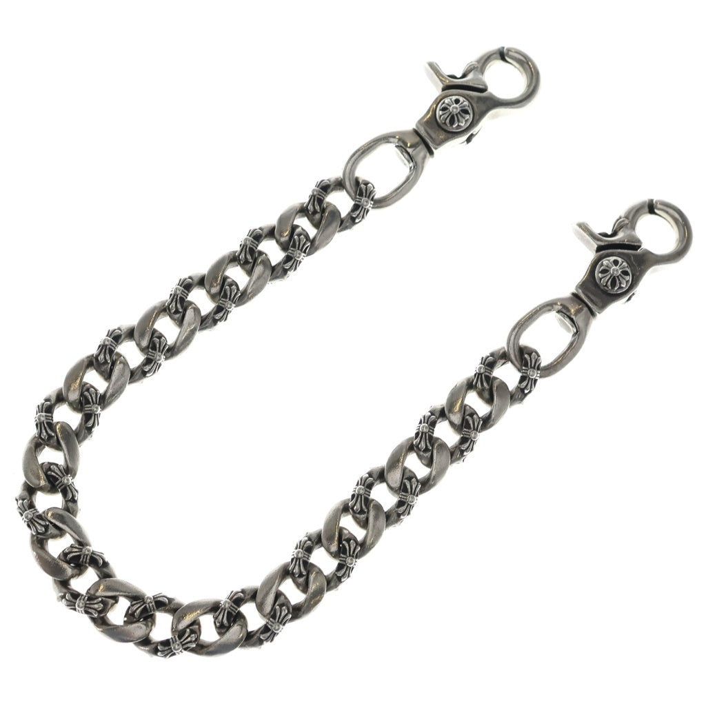 CHROME HEARTS(クロムハーツ) FANCY SHORT-2/2クリップショートファンシー ウォレットチェーン シルバー BCA077