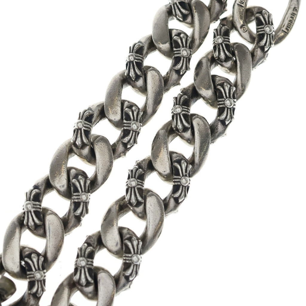 CHROME HEARTS(クロムハーツ) FANCY SHORT-2/2クリップショートファンシー ウォレットチェーン シルバー BCA077