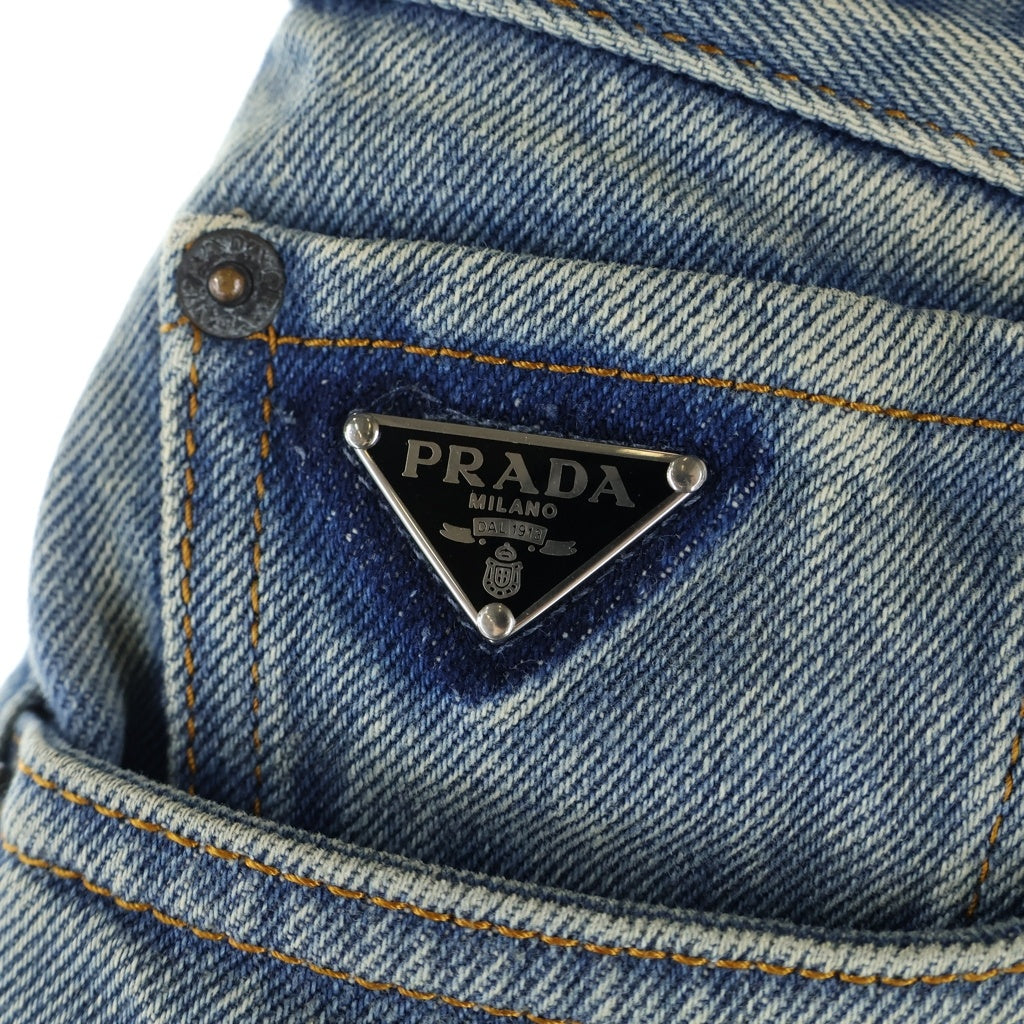 PRADA(プラダ) バミューダデニムショーツ デニムハーフパンツ インディゴ