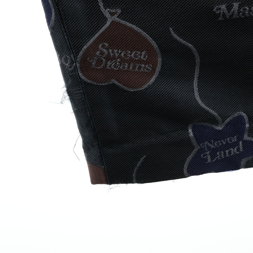 MASU(エムエーエスユー) × VERDY FALLING BALLOON EASY PANTS 総柄バギーパンツ ブラック