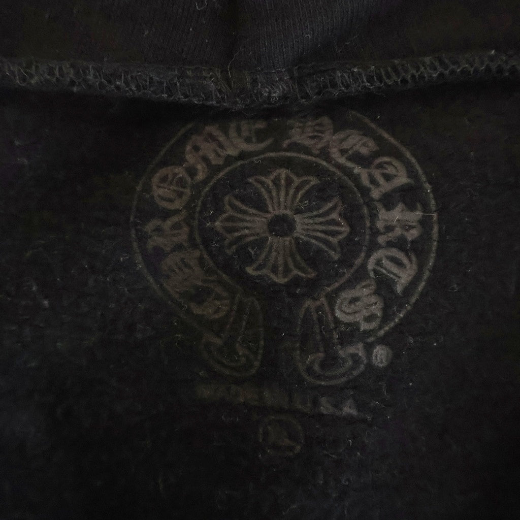 CHROME HEARTS(クロムハーツ) FOTI SWTSHRT HD ZIP フォティ ナスカルプリント ジップパーカー フーディ ブラック