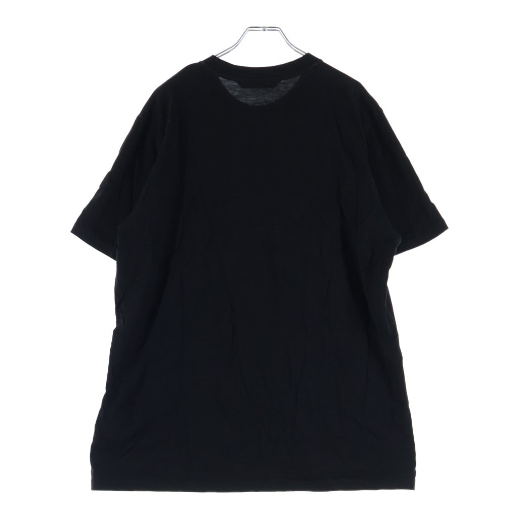 MONCLER(モンクレール) フロントロゴプリント半袖Tシャツ カットソー ブラック