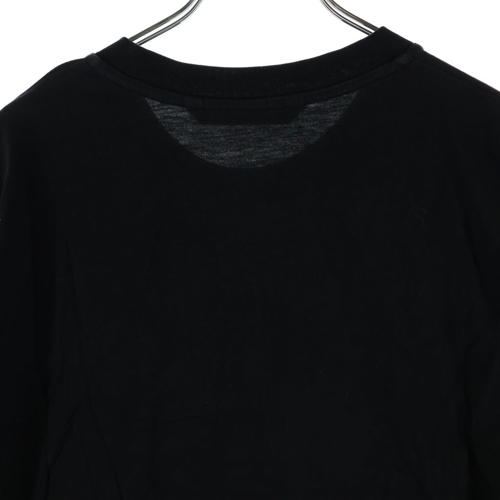 MONCLER(モンクレール) フロントロゴプリント半袖Tシャツ カットソー ブラック