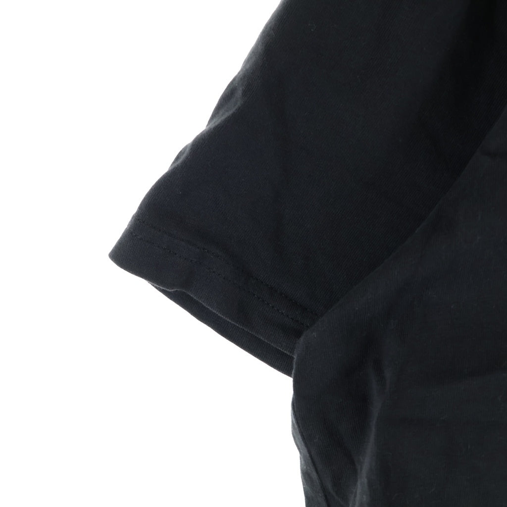 MONCLER(モンクレール) フロントロゴプリント半袖Tシャツ カットソー ブラック