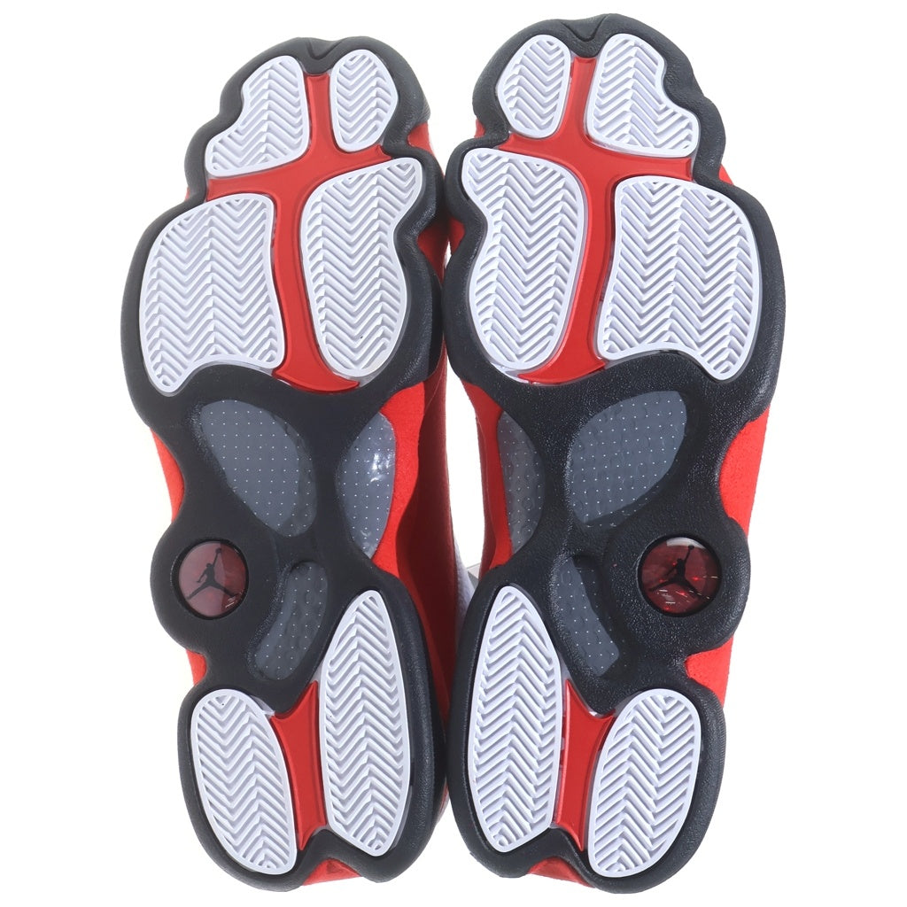 NIKE(ナイキ) AIR JORDAN 13 CHICAGO RED WHITE エア ジョーダン シカゴ ハイカットスニーカー シューズ ホワイト/レッド 414571-102