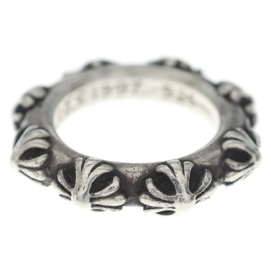 CHROME HEARTS(クロムハーツ) CROSS BAND クロスバンド リング シルバー BCA342