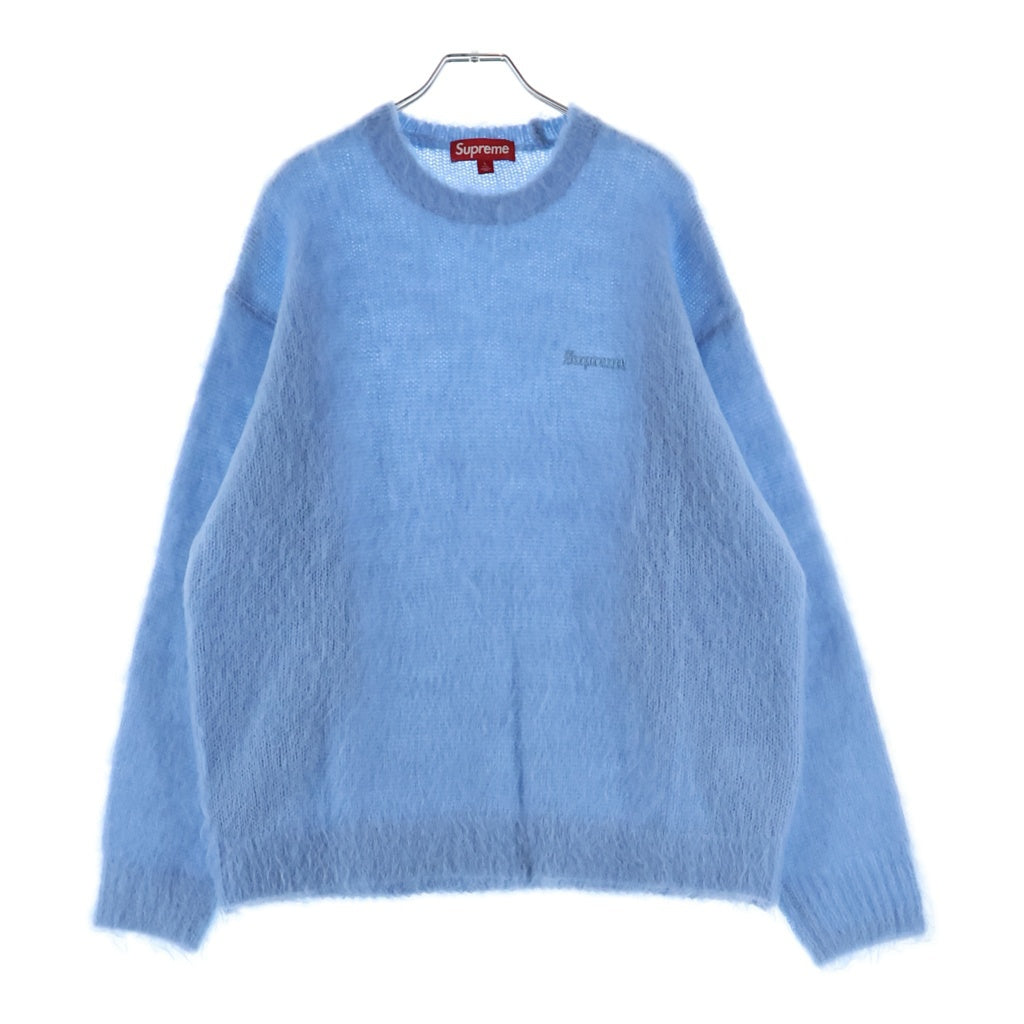 SUPREME(シュプリーム) 25AW Brushed Mohair Sweater ブラッシュド モヘヤ セーター ブルー