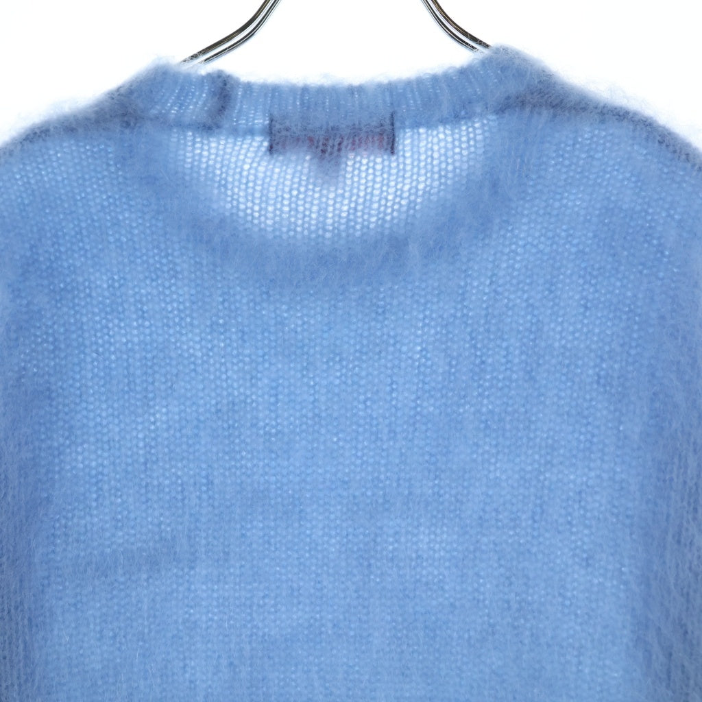 SUPREME(シュプリーム) 25AW Brushed Mohair Sweater ブラッシュド モヘヤ セーター ブルー