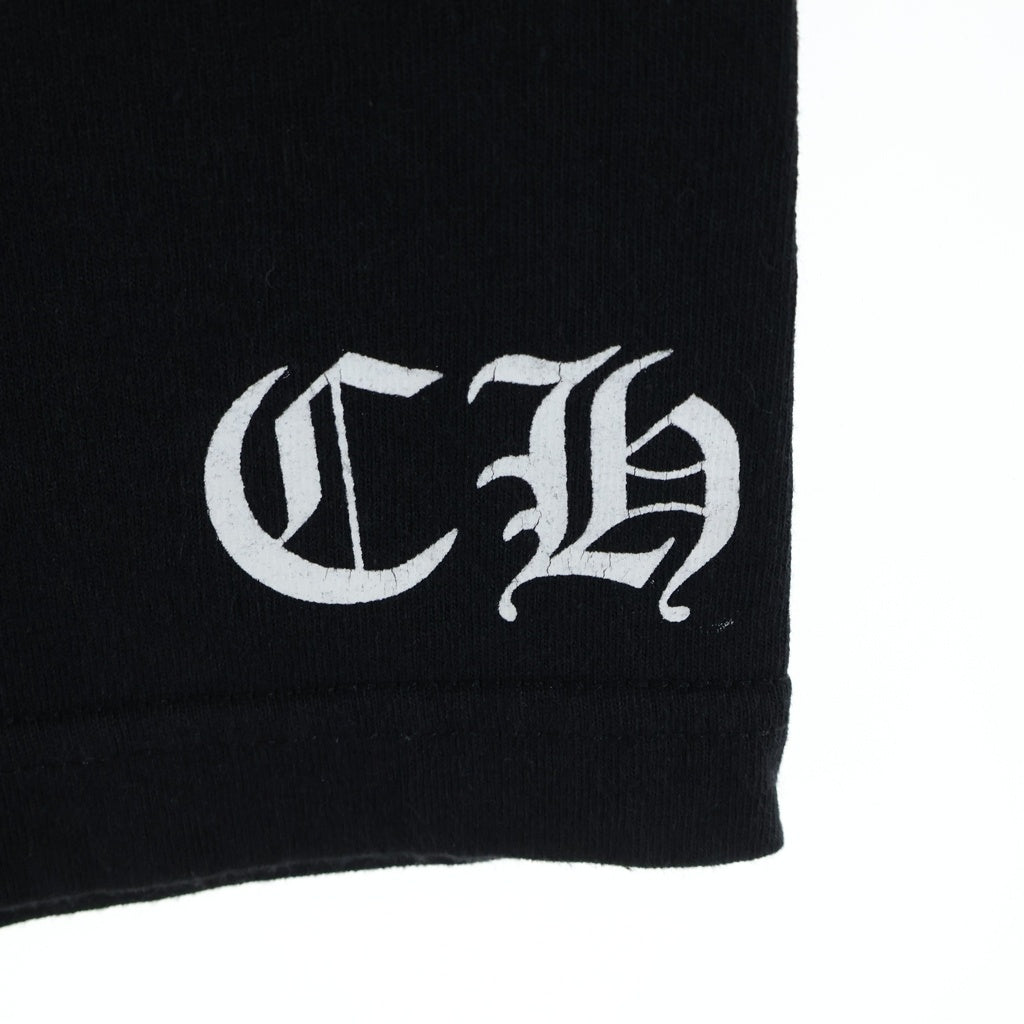 CHROME HEARTS(クロムハーツ) OLD T-BAR STAR LOGO ティーバースタープリントTシャツ カットソー ブラック