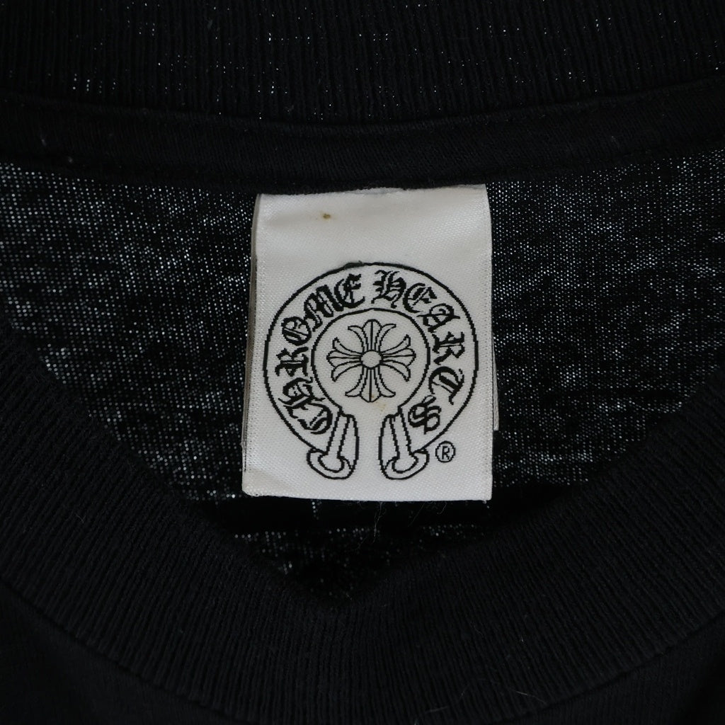CHROME HEARTS(クロムハーツ) OLD T-BAR STAR LOGO ティーバースタープリントTシャツ カットソー ブラック