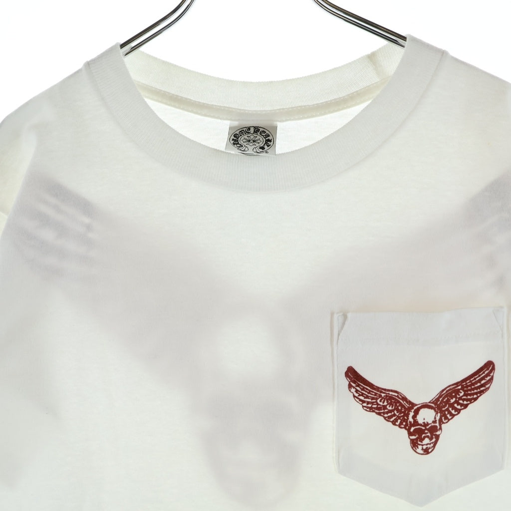 CHROME HEARTS(クロムハーツ) OLD FOTI SKULL WING フォティ スカルウィング Tシャツ カットソー ホワイト