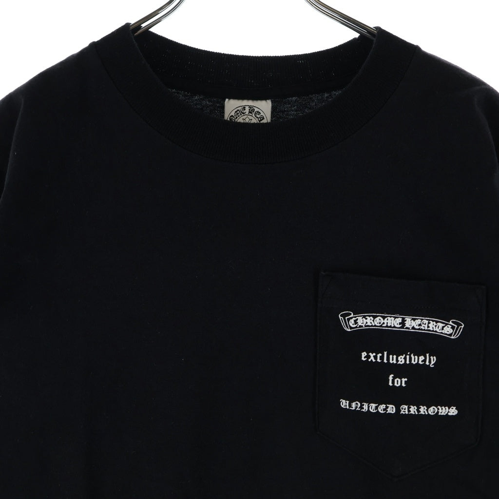 CHROME HEARTS(クロムハーツ) ×UNITED ARROWS OLD BACK DAGGER Tシャツ カットソー ブラック