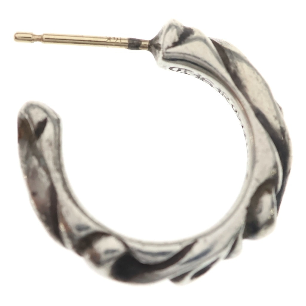 CHROME HEARTS(クロムハーツ) HOOP SCROOL スクロール フープピアス シルバー BCA102