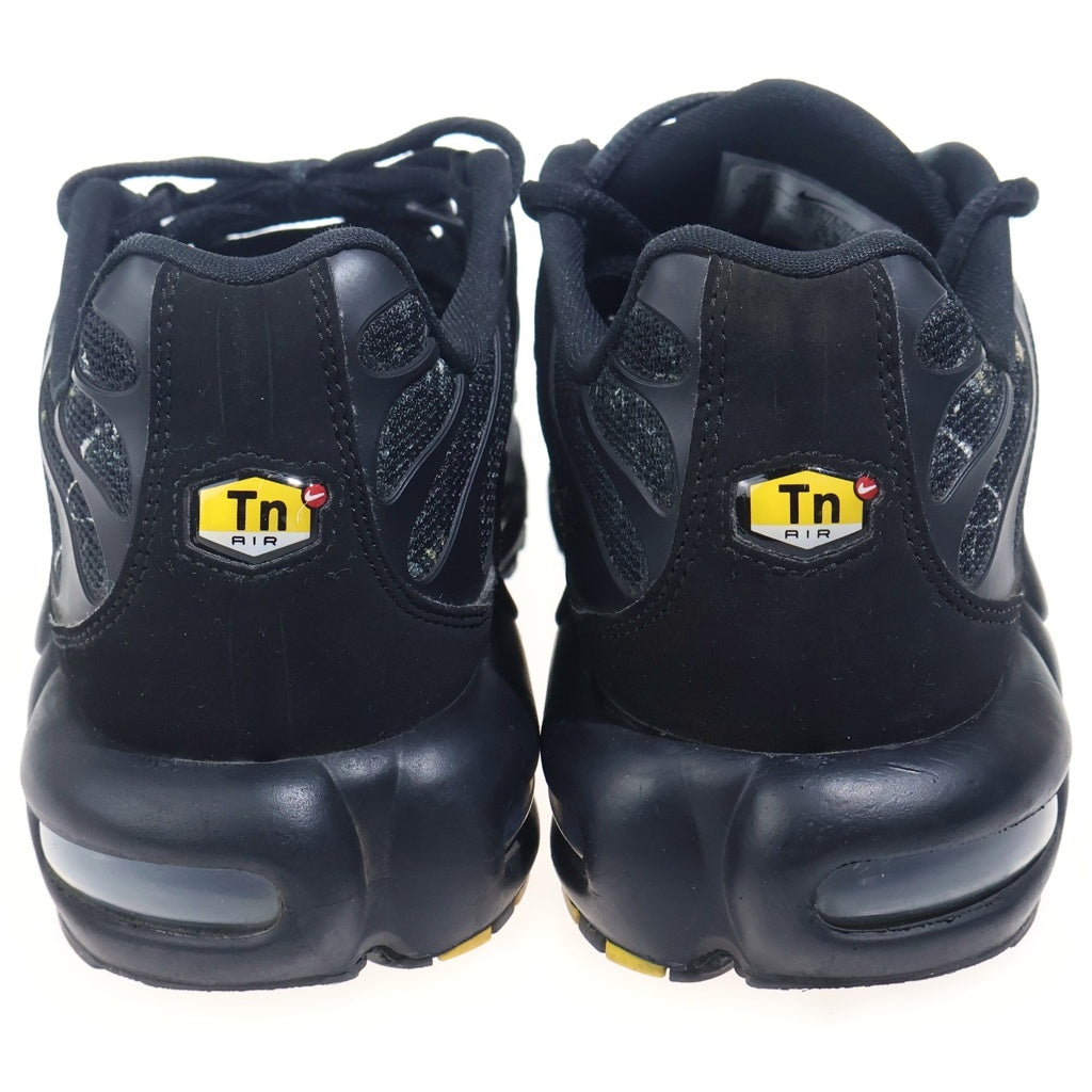 NIKE(ナイキ) AIR MAX PLUS DK SMOKE GREY/MTLC COOL エアーマックスプラスDK メッシュローカットスニーカー ブラック IQ0301-070 US10/28cm