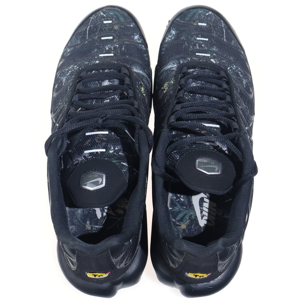 NIKE(ナイキ) AIR MAX PLUS DK SMOKE GREY/MTLC COOL エアーマックスプラスDK メッシュローカットスニーカー ブラック IQ0301-070 US10/28cm