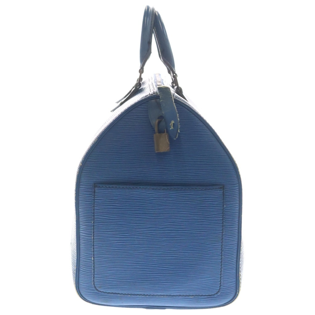 LOUIS VUITTON(ルイヴィトン) エピ スピーディ45 レザーボストンバック ブルー M43015 レディース