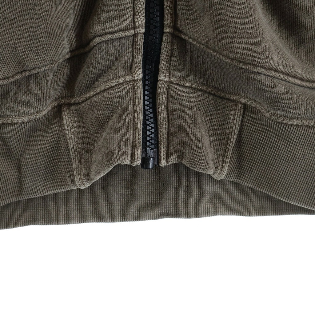 STONE ISLAND(ストーンアイランド) ウォッシュ加工 ジップアップジャケット トラックジャケット ブラウン