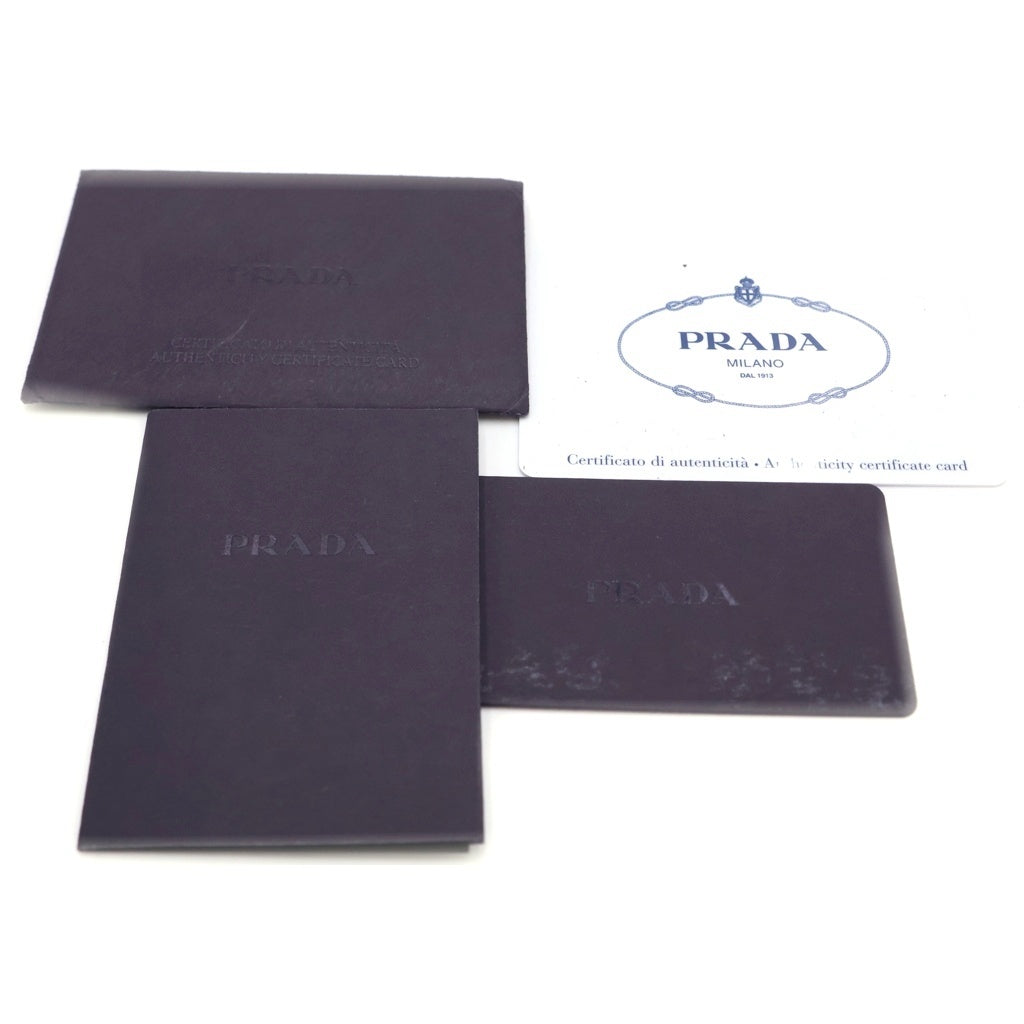 PRADA(プラダ) ロゴプレート ナイロンバックパック ブラック 1BZ677 レディース