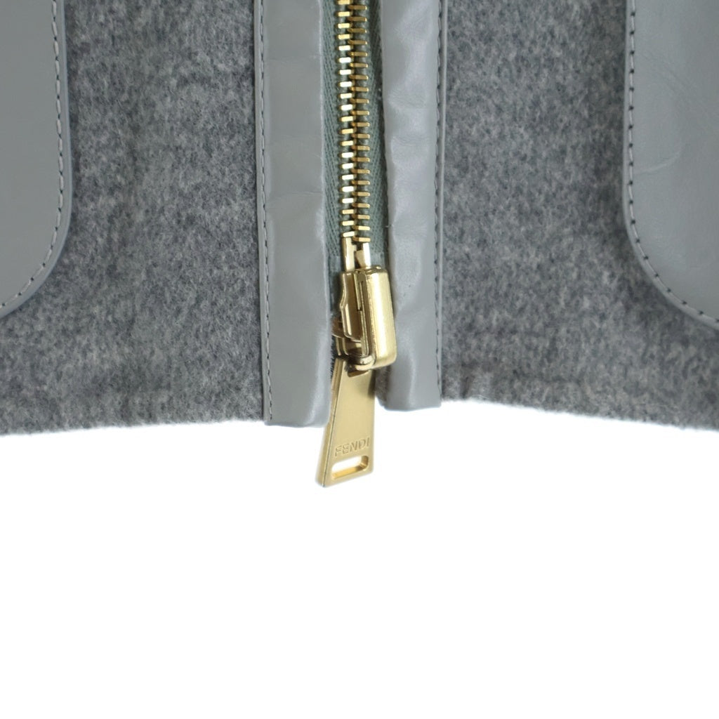 FENDI(フェンディ) FFモチーフ フーデット ジップジャケット ブレー FJ6993 A5HD レディース