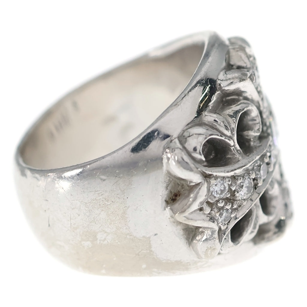 CHROME HEARTS(クロムハーツ) K18WG KEEPER P/DIA キーパーリング PAVEダイヤ ホワイトゴールド