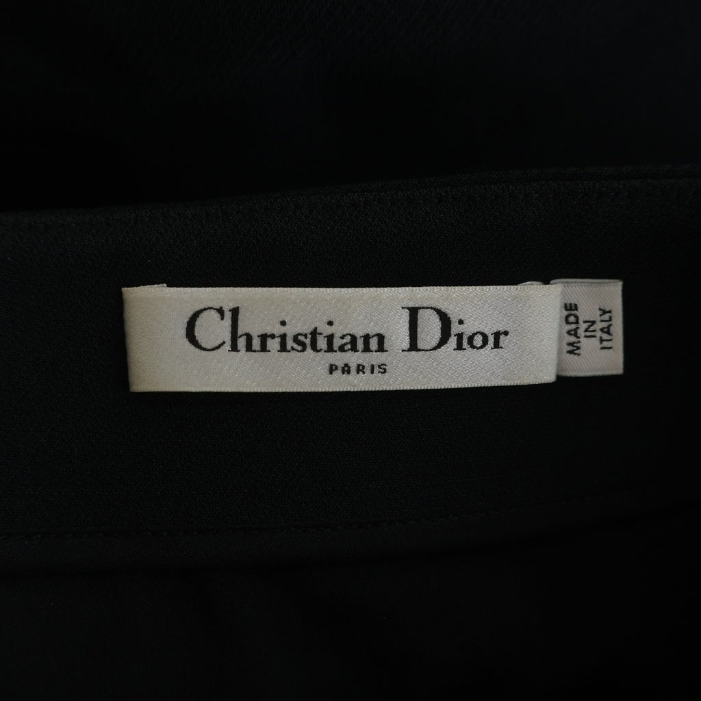 Christian Dior(クリスチャンディオール) ウールスカート ブラック