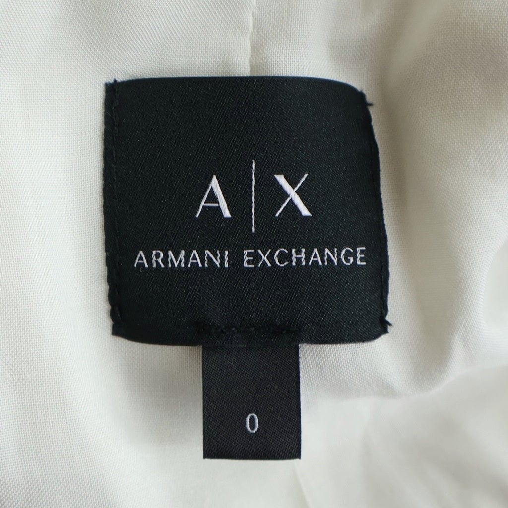Armani Exchange(アルマーニ エクスチェンジ) ダブルブレストセミコンストラクトブレザー ホワイト XW000192 AF12058 レディース