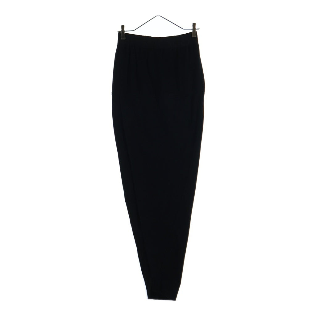 DRKSHDW(ダークシャドウ) 25SS PILLAR MAXI SKIRT ドローストリング マキシスカート ブラック レディース DS01E3332-RIG