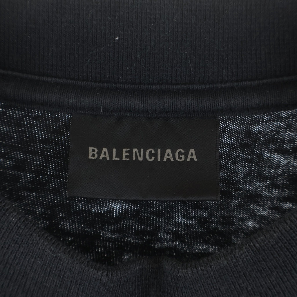 BALENCIAGA(バレンシアガ) 24SS DIY METAL TEE メタルプリント クルーネック半袖カットソーTシャツ ブラック 641675 TPV03