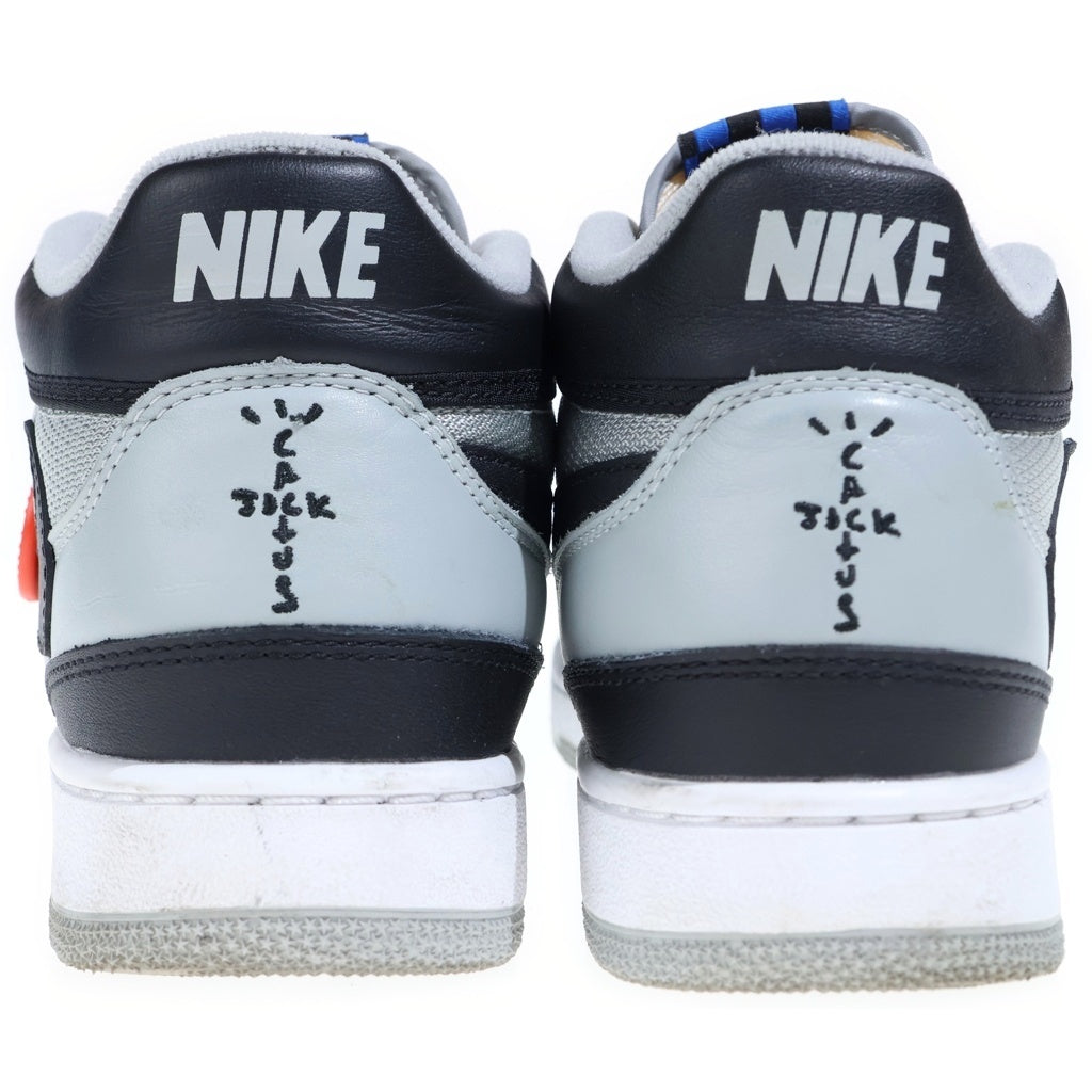 NIKE(ナイキ) ×TRAVIS SCOTT CACTUS JACK ATTACK トラヴィススコット アタック レザーローカットスニーカー グレー US9.5/27.5cm HF4198-001