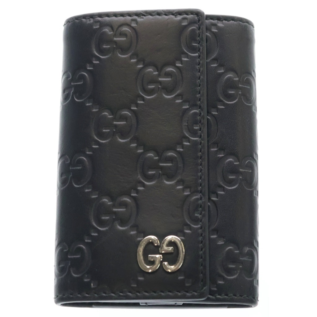 GUCCI(グッチ) グッチシマ 6連キーケース ブラック 473924・496085