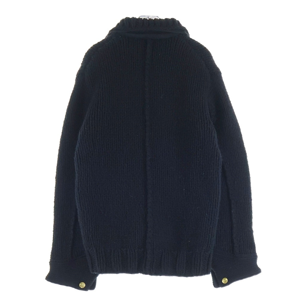 Sacai(サカイ) ×CARHARTT WIP CANVAS × MA-1 JACKET カーハート ボタンアップMA-1ジャケット ブラック 23-03111M