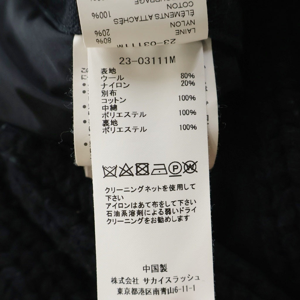 Sacai(サカイ) ×CARHARTT WIP CANVAS × MA-1 JACKET カーハート ボタン