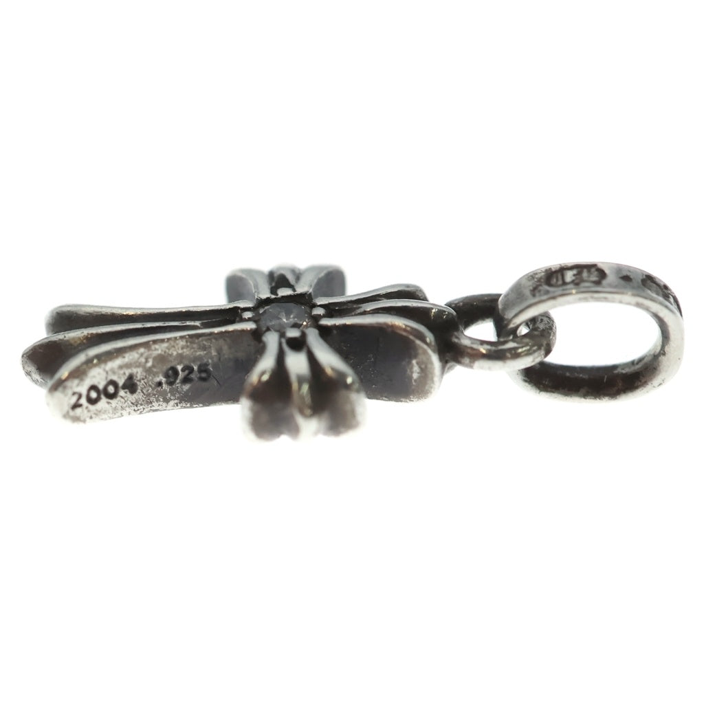 CHROME HEARTS(クロムハーツ) CRS BBYFAT DMND ベイビーファットクロス 両面1ダイヤ ペンダントトップ シルバー BCA238