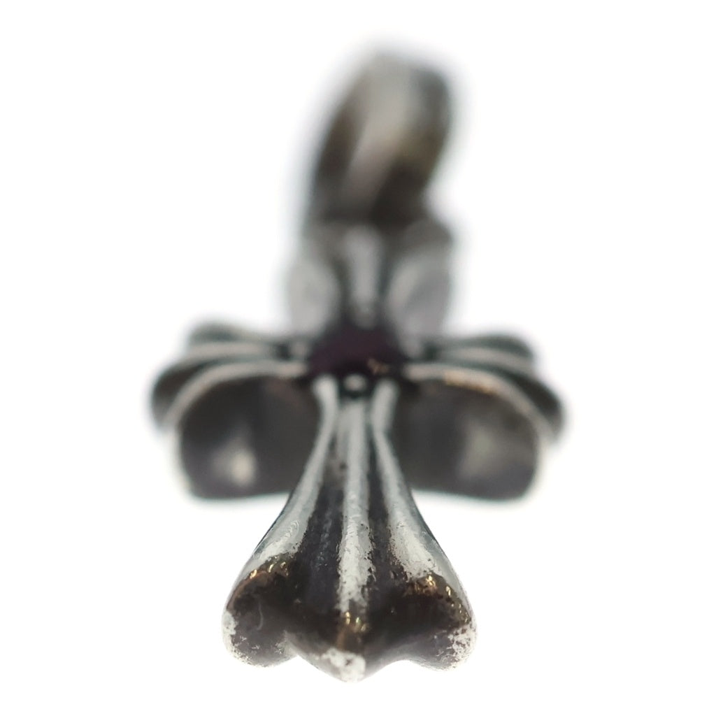 CHROME HEARTS(クロムハーツ) CRS BBYFAT P RBY ベイビーファットクロス 両面1ルビー ペンダントトップ シルバー
