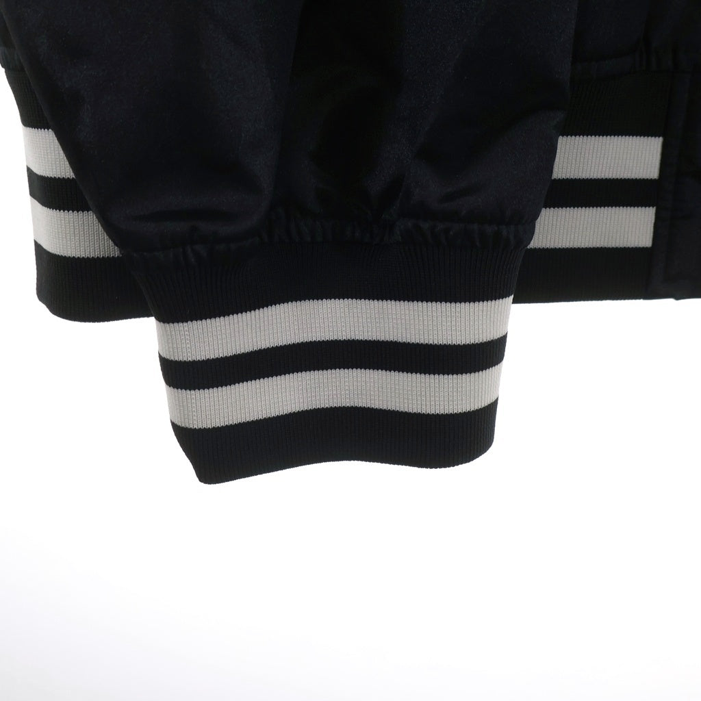 BREATH(ブレス) LOGO SATIN JACKET ロゴ サテン ジャケット ブラック 23WO-MNBR-AW06