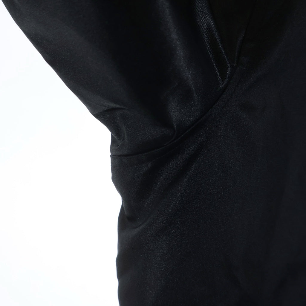 BREATH(ブレス) LOGO SATIN JACKET ロゴ サテン ジャケット ブラック 23WO-MNBR-AW06