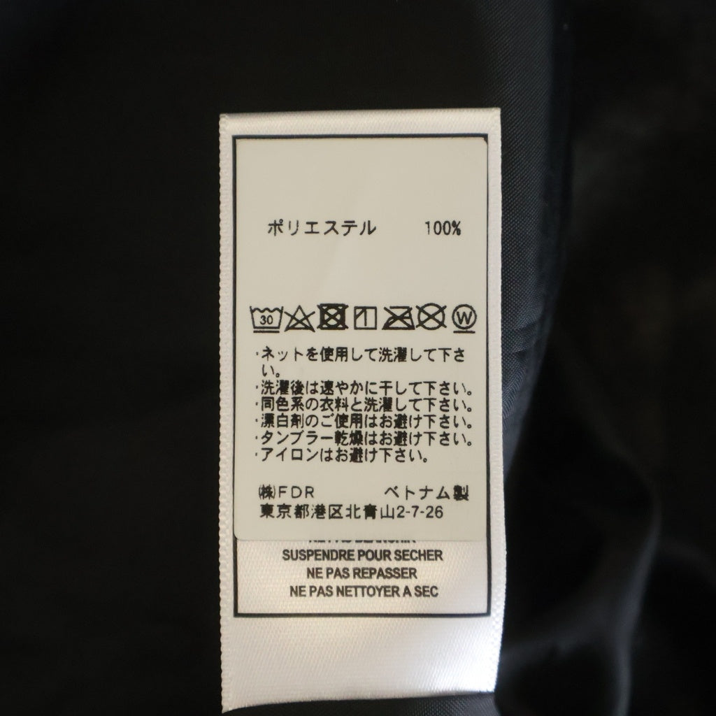 BREATH(ブレス) LOGO SATIN JACKET ロゴ サテン ジャケット ブラック 23WO-MNBR-AW06