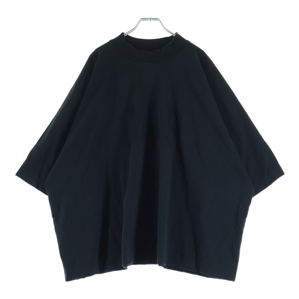 Yeezy Gap Engineered by Balenciaga(イージー ギャップ エンジニアードバイ バレンシアガ) CROP DOVE NO SEAM TEE ドーヴプリント オーバーサイズクロップド半袖Tシャツ ブラック カットソー