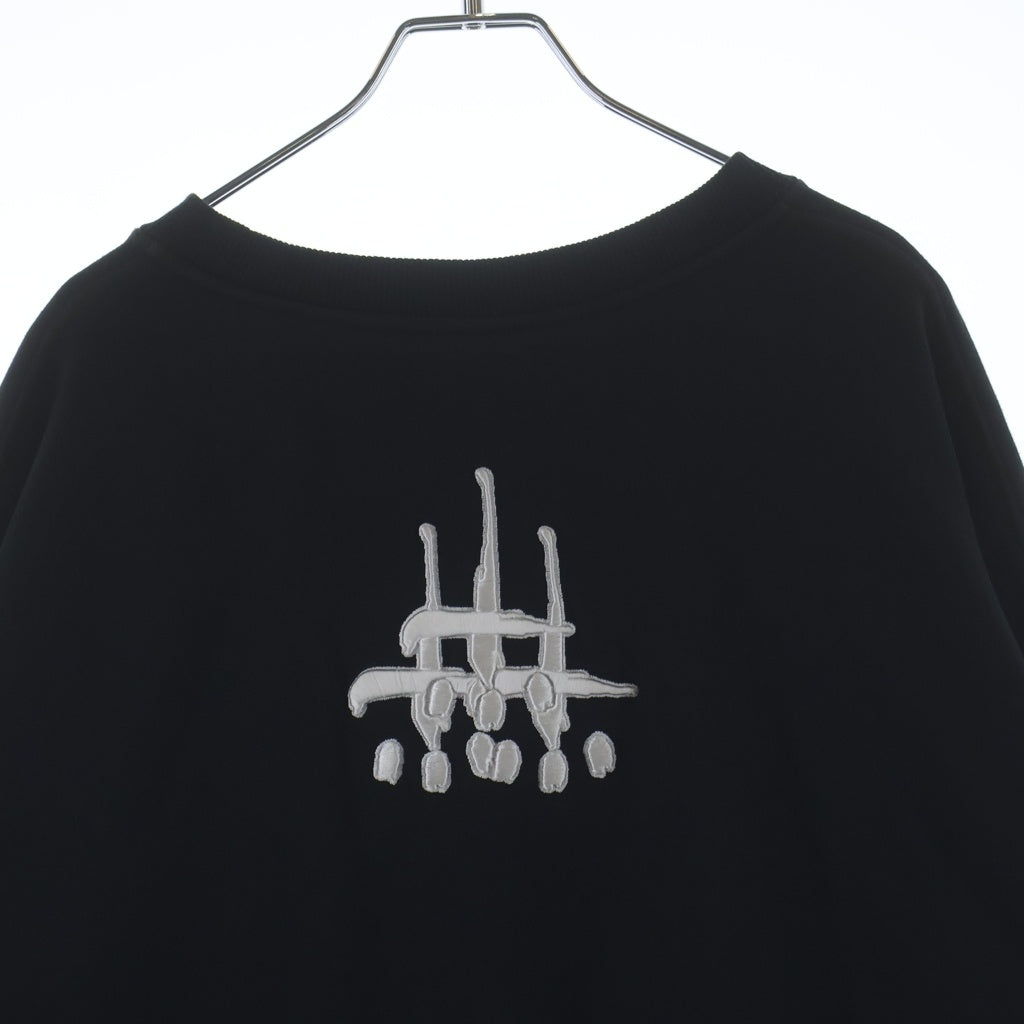 cvtvlist(カタリスト) アーチロゴ バックロゴ刺繍 サイドジップ クルーネックスウェットトレーナー 2401010301